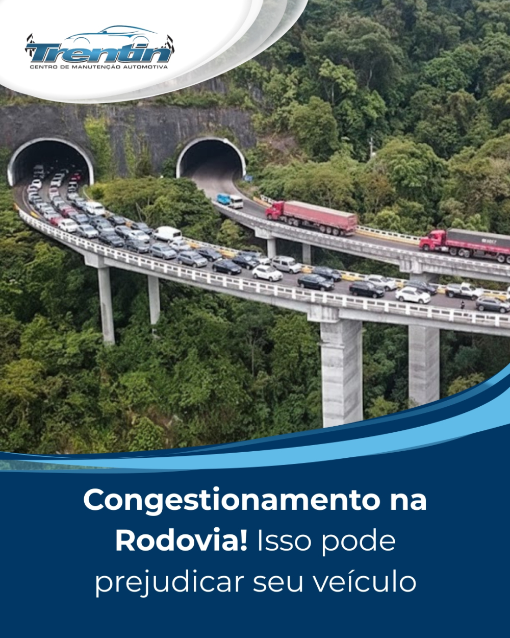 Congestionamento na Rodovia! Isso pode  prejudicar seu veículo