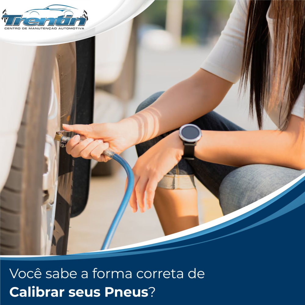 Você sabe a forma correta de calibrar seus pneus?